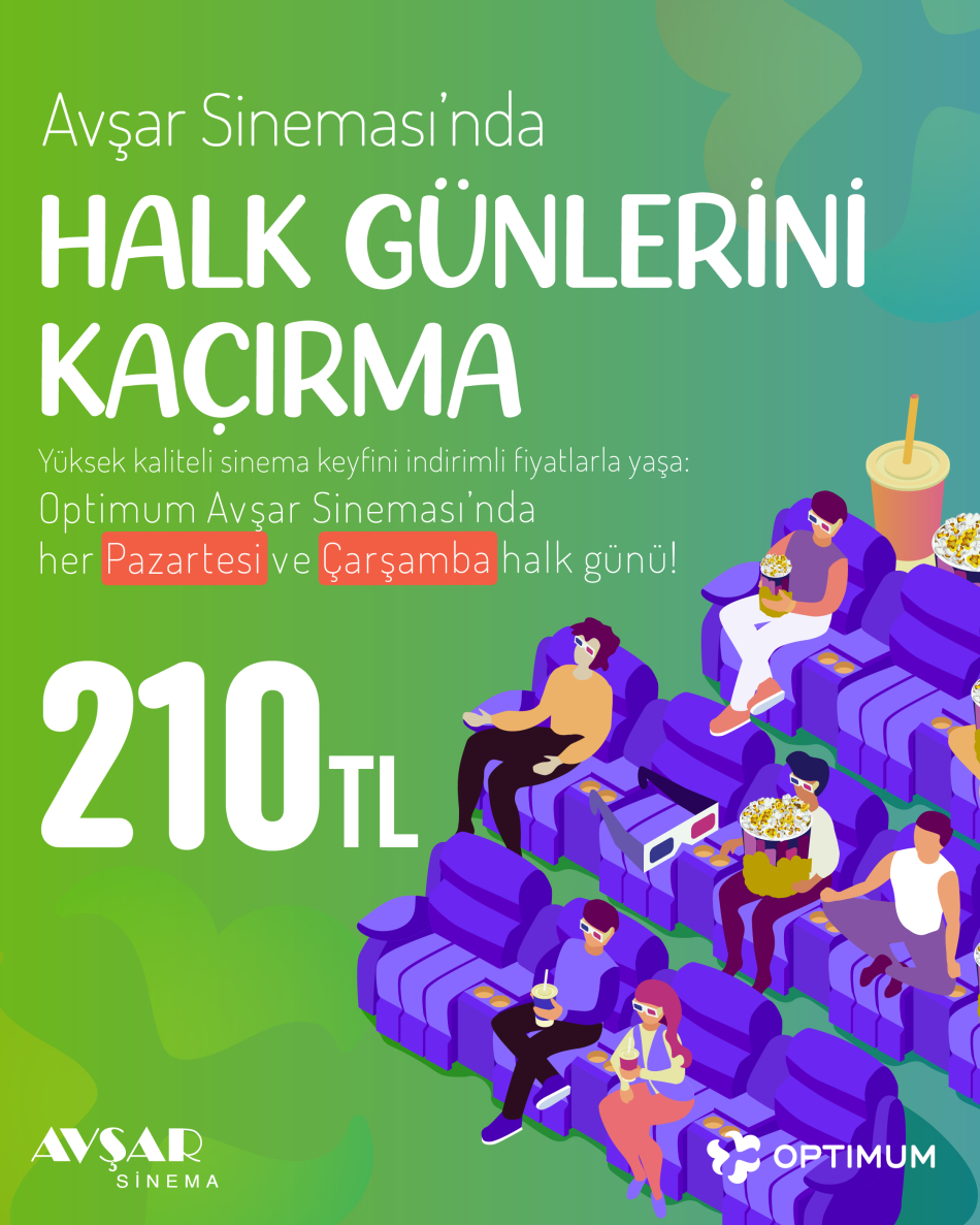 Avşar Sinema'sında Halk Günlerini Kaçırma!