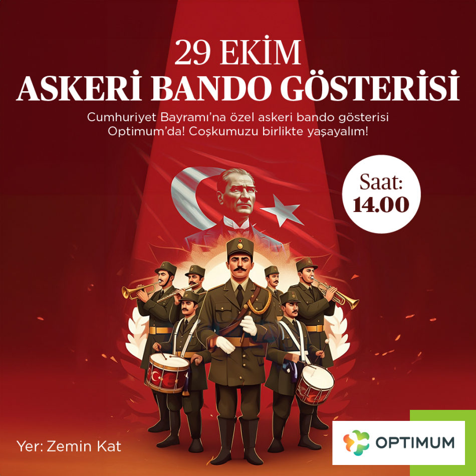 Adana Optimum - 29 Ekim Cumhuriyet Bayramı